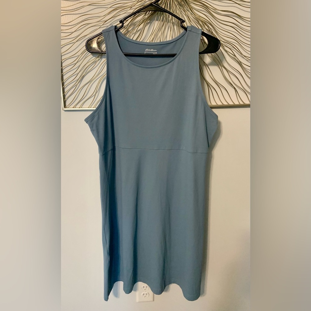 Eddie Bauer Aster Sleeveless Empire-Waist Dress, Size Large